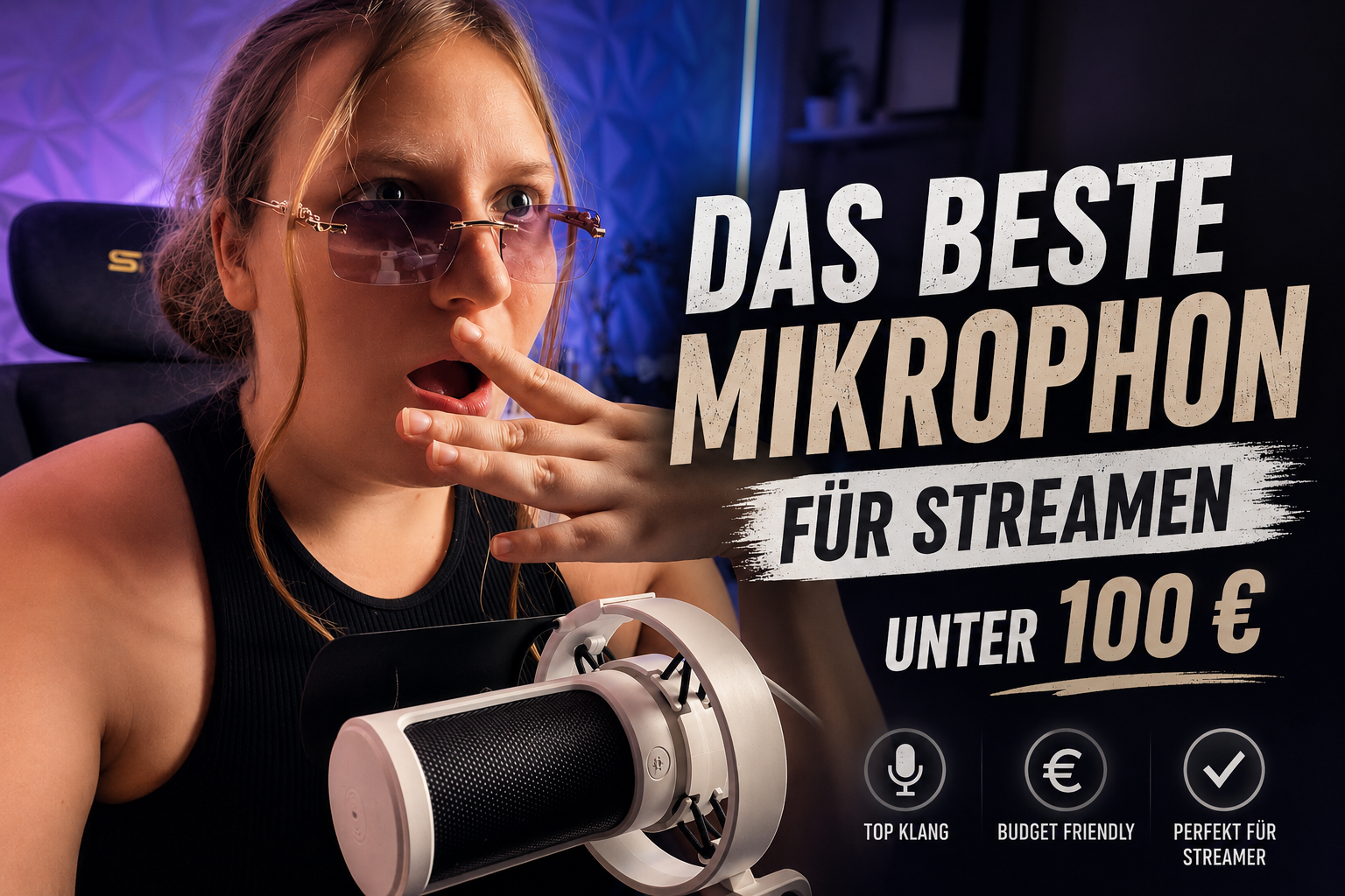 Das beste Mikrofon für Streamer unter 100 €